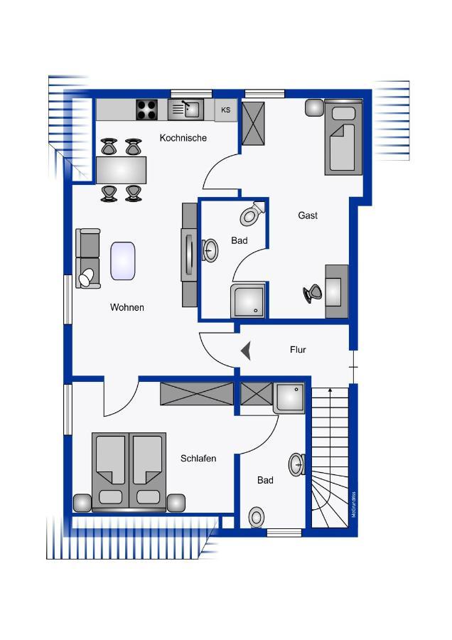 Ferienwohnung Klintum Oldsum Dış mekan fotoğraf